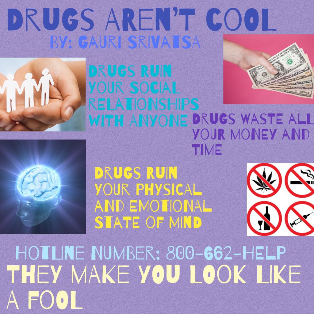 drug poster assignment